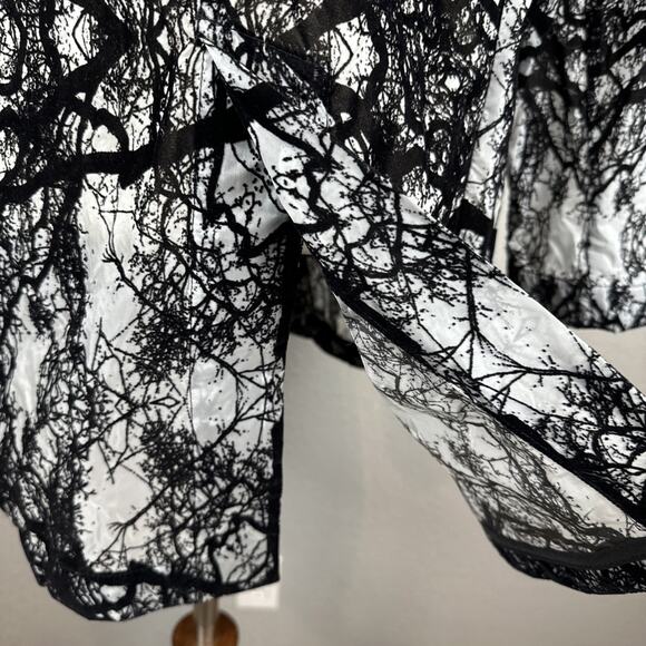 Mycra Pac One Womens Black Velvet Flocked Raincoat Size 0-P/US 6-8 Pockets - Picture 8 of 11